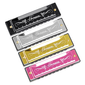 C Tone 10 Bores Harmonica สำหรับผู้เริ่มต้นบลูส์ลูกทุ่งป๊อบดนตรีคลาสสิกแจ๊ส