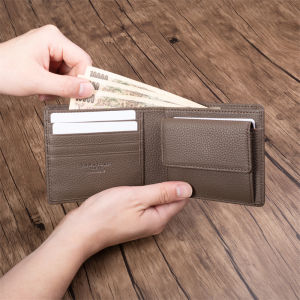 Hanatora Wallet Short Men Womens Genuine Leather Large Capacity New Change Handmade P2c