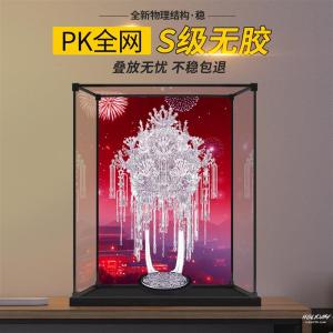 Acrylic Display Case for Handmade Puzzle Model Dust Cover Display Holder Customizable 2G8pmLpe Cartoon Anime Prop