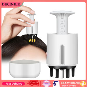 DECINIEE Hair Scalp Brush For Oil Application Handheld Scalp Applicator Comb Bottle Brush Portable Oil Guiding Anti Hair Loss Scalp Tools For Solid Liquid Gel Seminole