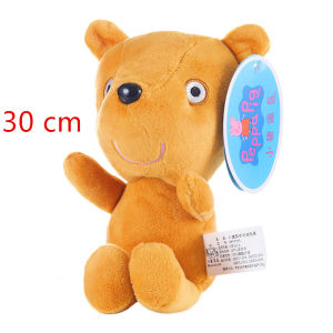 Peppa Pig Plush Toys 30cm George Teddy Bear Mr Dinosaur soft plush Cartoon Anime Figure Stuffed Plush Toys Kids Birthday Gifts