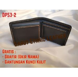 Dompet Kulit Pendek Lipat Atas Pria Pull Up Premium Full Kulit Garut Handmade (DP53-2)