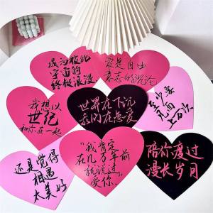 SHIERAI | Valentines Day Decorative Heart Shaped Table Sign Ornaments