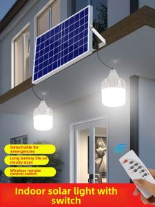 LAISILIMANWEI | Indoor Outdoor Solar Light with Switch Auto On At Dusk Long Lasting