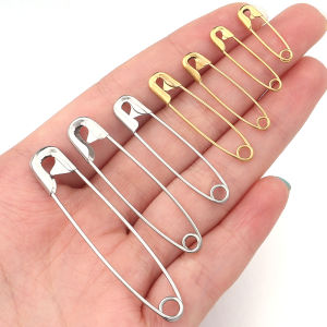 10pcs/lot 304 Stainless Steel Safety Pins Brooch Sewing Tools For DIY Jeans Pants Clothes Waist Adjustment Tools Accessories