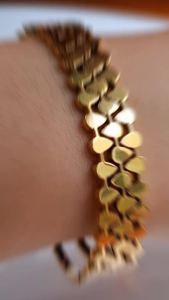 Gelang Titanium Wanita Elegan Anti Karat Model bangle Mewah cocok dipakai kapan saja bgt860