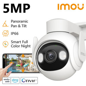 Imou | IMOU Cruiser 2 5MP 3K Wi-Fi Outdoor Security Camera AI Smart Tracking Human Vehicle Detection IP66 Night Vision Two Way Talk