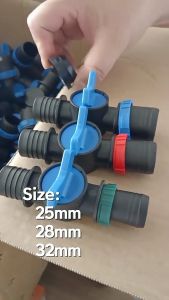 วาล์วเทปน้ำพุ่ง ใช้กับท่อเมน PVC แบบเจาะรู ขนาด 25มม/28มม/32มม.วาล์เทปน้ำพุ่ง ต่อท่อ PVC/PE พร้อมยางเปอร์เมท เฮิร์ล