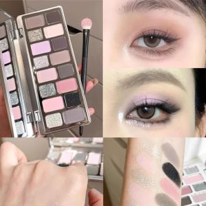 Phấn Mắt DIKALU 16 Màu Eyeshadow Bóng Mờ Lấp Lánh Cho Phụ Nữ Làm Đẹp Thường Ngày Làm Việc