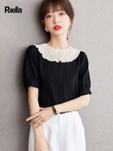 puella | Design Fashionable Black Top