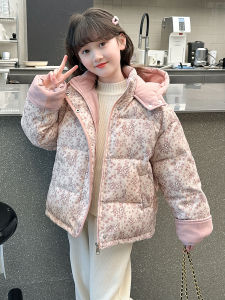 Thickened Winter Cotton Coat For Girls Corduroy