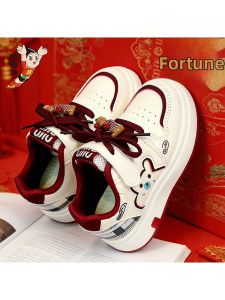 ATONGMU | Soft Bottom Spring New Design Girls Red Sneakers