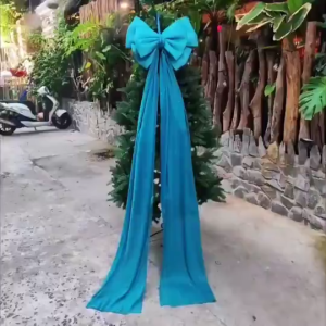 (Nhiều Màu) Nơ Voan Đuôi Dài 6 Cánh NCC13 Trang Trí Quán Tiệc Sự Kiện TTNTSS009