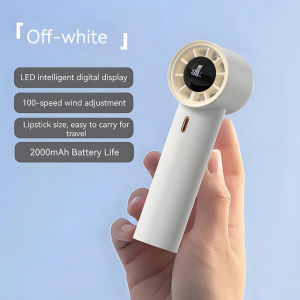 Handheld Fan Portable Turbo Fan 1-100 Speed Adjustable Rechargeable 2000mAh Mini Personal Cooling Fan Digital Display