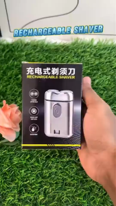 Electric Shaver with 2 Floating Heads – Waterproof Portable USB Rechargeable Razor for Men