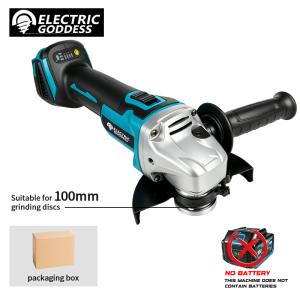 Electric Goddess 125/100mm Brushless Electric Angle Grinder Cordless Polishing Grinding Tool For Makita 18V Battery Pin 