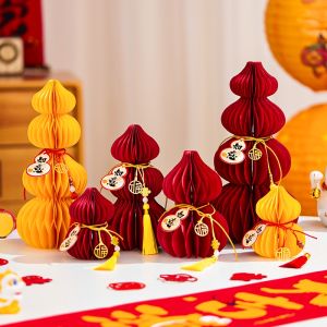 YUEXIAOQI | Phụ Kiện Trang Trí Bàn 3D Hình Dưa Hấu Đỏ