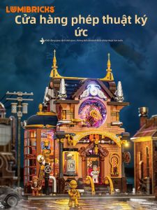 Lumibricks | Steampunk Memory Magic Store Workshop Building Blocks