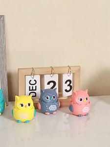 Press Sliding Owl kids Toy Car Inertia Pull Back Car Baby Animal Toys for Kids