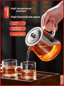 GIANXI | Stainless Steel Filtered Heat-Resistant Tea Pot