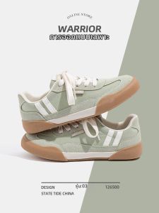 Warrior | Spring Casual Couple Green Soft Sole Canvas Shoes