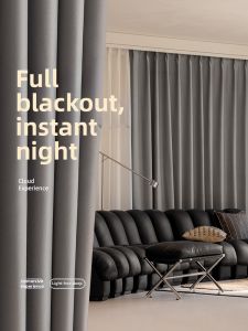 ORIENTAL LAN | Blackout Noise-reducing Modern Sunscreen Curtains