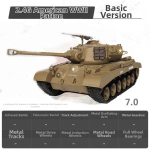 TANKZHANG | Remote Control Tank Model for Adults  Boys Metal Tracks