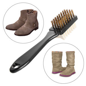 Crepe Suede Brush for Shoes Furniture Boots Bags Belts Natural Suede Shoe Cleaner Nubuck Cleaner for Cleaning Re-Fluffing