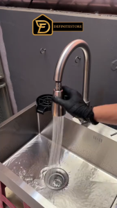 Kitchen Sink 1 Lubang Wastafel Cuci Piring 1 Lubang Bak Cuci Piring 1 Lubang Stainless Steel 6045