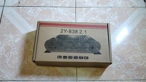 Bộ Khuếch Đại Mini 3 Kênh ST-838 Âm Thanh Nổi Siêu Trầm 2.1 Class AB Nhỏ Gọn 12V. Đã có nguồn 12v-2A