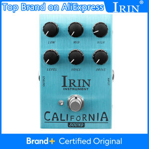 IRIN | IRIN AN-32 California Sound Amp Simulator Overdrive Distortion Pedal Rock Tones from OD to Dist Pedal for Electric Guitar Effect