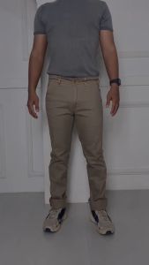 Terlaris! Celana panjang katun kanvas twill tebal non stretch nyaman dan praktis celana kuliah pria