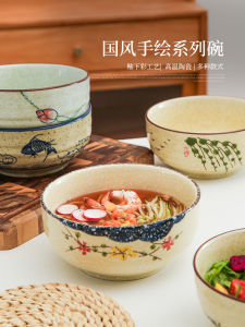 Bát Ăn Phở Bằng Gốm Sứ Cỡ Lớn 8 Inch Dùng Tại Nhà Bát Ăn Phở Kiểu Trung Quốc Cổ Điển Bát Ăn Phở Cá Nhân Cho Nhà Hàng