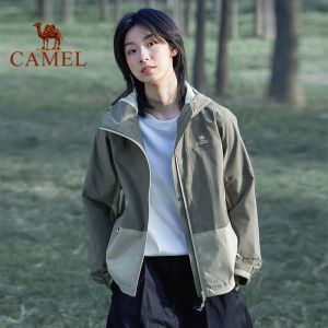 เครื่องดื่มแช่นะกันน้ำ แจ๊กเก็ตเดินป่า ผู้หญิง กันลม เสื้อชั้น สำหรับการดอร์อูฐสำหรับกันน้ำ