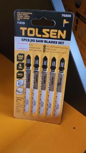 Tolsen 5pcs Industrial Jigsaw Blades Set For Wood (Precise Cutting | Quick Cutting)