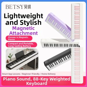 Magnetic Foldable Portable 88-Key Electronic Piano
