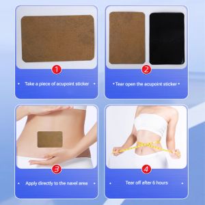 [Instant Effect] Healthy Cold Dampness Dispelling Acupoint Patch 祛湿穴位贴 Herbal Slimming Oil-Absorbing Stickers/Belly Fat Burner Patch