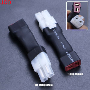 JCD Deans T To Mini Tamiya Plug Female Male Adapter Connector For Kyosho RC Battery ESC RC Toy Accessories Remote Control Toy