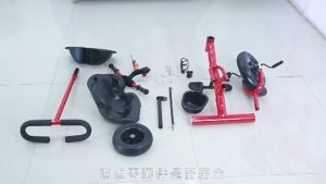 (With Handle) Jollybee Kids Tricycle Cycling Kid Bike 1-6Year Children Tricycle Handle Kids Bicycle Basikal