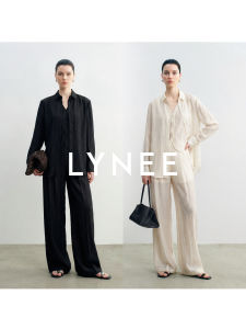 Cool Lightweight Straight Leg Trousers Acetic Blend