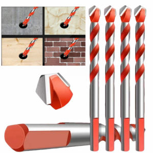 6/8/10/12mm Multifunction Drill Bits Set Ceramic Wall Tile Marble Glass Punching Hole Saw Drilling Bits Metal Working Drill Tool
