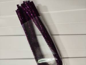 Chenille 8mm * 50 **10 Flash Glitter Powder Hair Root Super Dense Twisted Stick Preschool DIY Bouquet Handmade Material