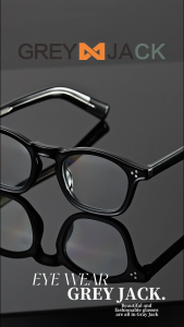 Grey Jack Kacamata Antiradiasi Blueray TR90 Model Kotak Ringan Stylish Pria Wanita Bisa Lensa Minus Antiradiasi Blueray Bluecromic 8654