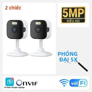 1-4 Chiếc Camera An Ninh Wifi HD 5MP Mini Giám Sát Trong Nhà Với Tầm Nhìn Ban Đêm Âm Thanh Hai Chiều Phát Hiện Con Người O-KAM Hỗ Trợ Ứng Dụng