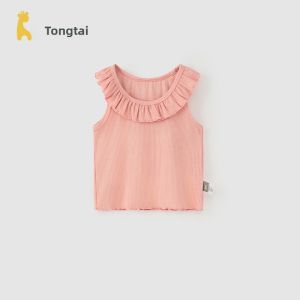 Tongtai | Cotton Spandex Sleeveless Top For Girls