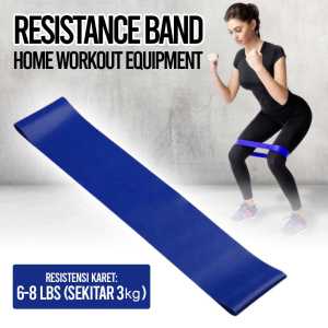Resistance Band Yoga Pilates Fitness Biru