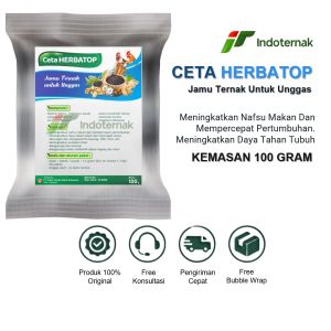 Ceta Herbatop Unggas - Jamu Ternak Untuk Unggas Jamu Ayam Sehat