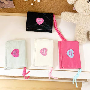 2025 New Lightweight Small Wallet for Women Fresh Design Foldable Coin Purse Student Childrens Leather Wallet Card Holder