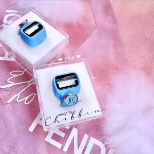 Tasbih Digital Led Mini C937 Tombol Inisial Huruf Custom / Tasbih Cantik / Tasbih Viral