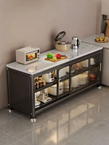 DIBIOU | Multifunctional Spice Storage Shelf With Microware Pan Bowl Cabinet Organizer